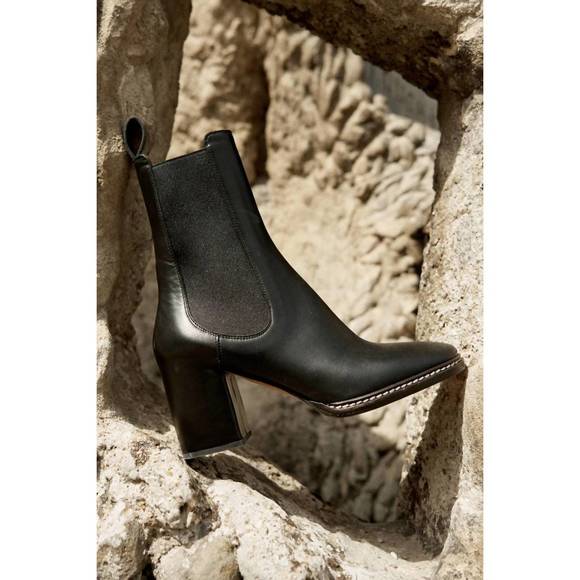 NEW ULLA JOHNSON taryn chelsea boot in noir - Picture 2 of 4